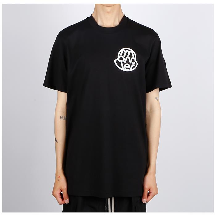Moncler Logo Short Sleeve T-Shirt for Men 8C00046 89AJS 998