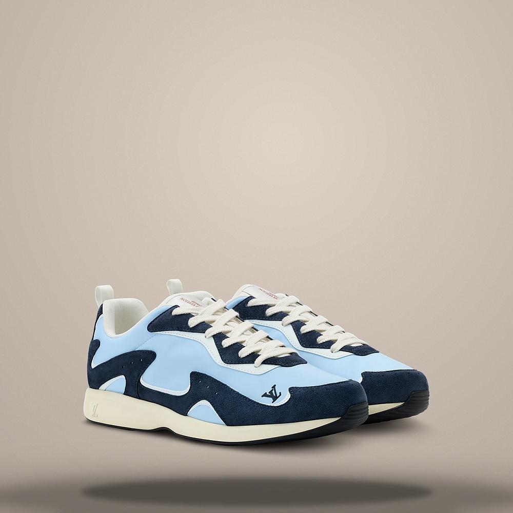 Louis Vuitton Blue LV Drop 300 Low-Top Sneakers 1AKP2N