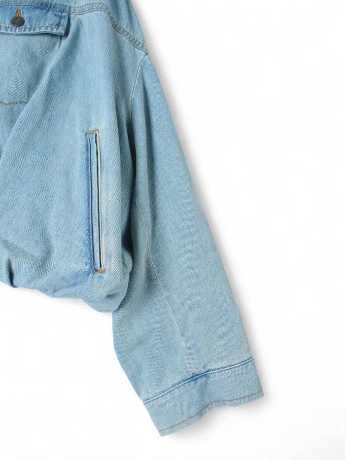 Dries Van Noten Ice Blue Denim Jacket 242 010506 9378 565