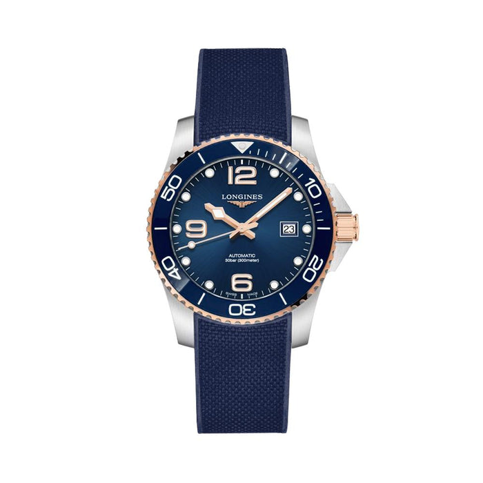 LONGINES HydroConquest Automatic 41mm Men’s Rubber Watch L3 781 3 98 9