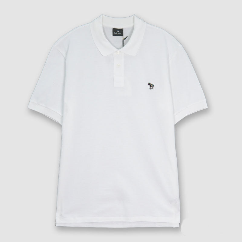 Paul Smith Zebra Patch Short Sleeve T-Shirt White M2R 183K KZEBRA 01