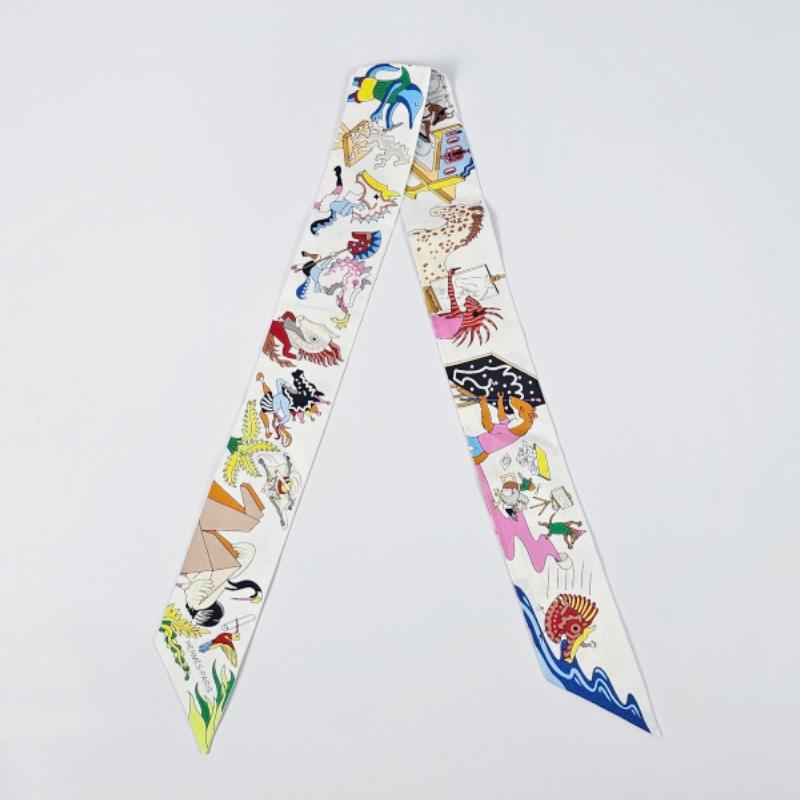 HERMES Academia Hippica Wool Silk Women’s Scarf