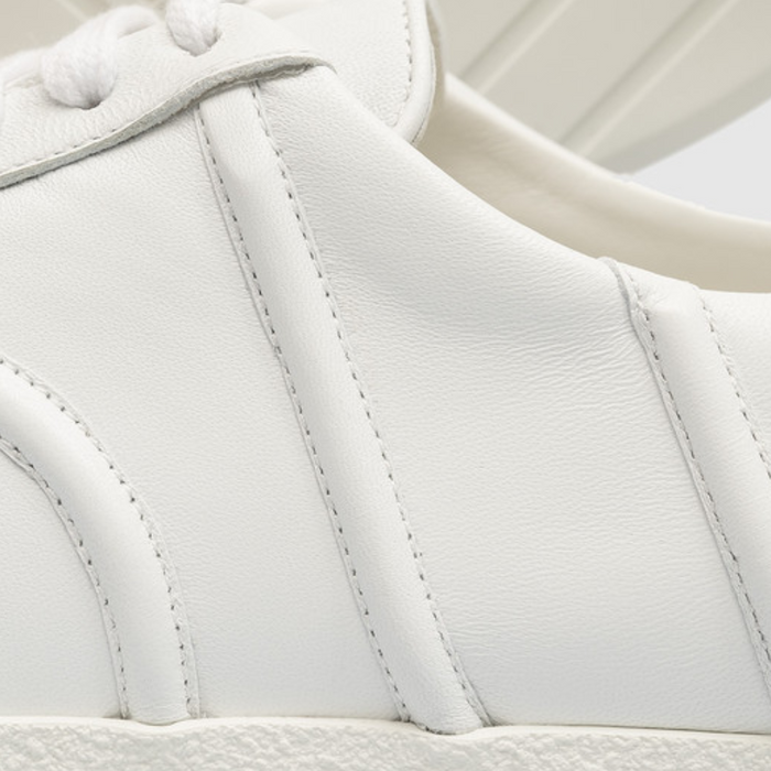 Toteme Women’s White Leather Low-Top Sneakers