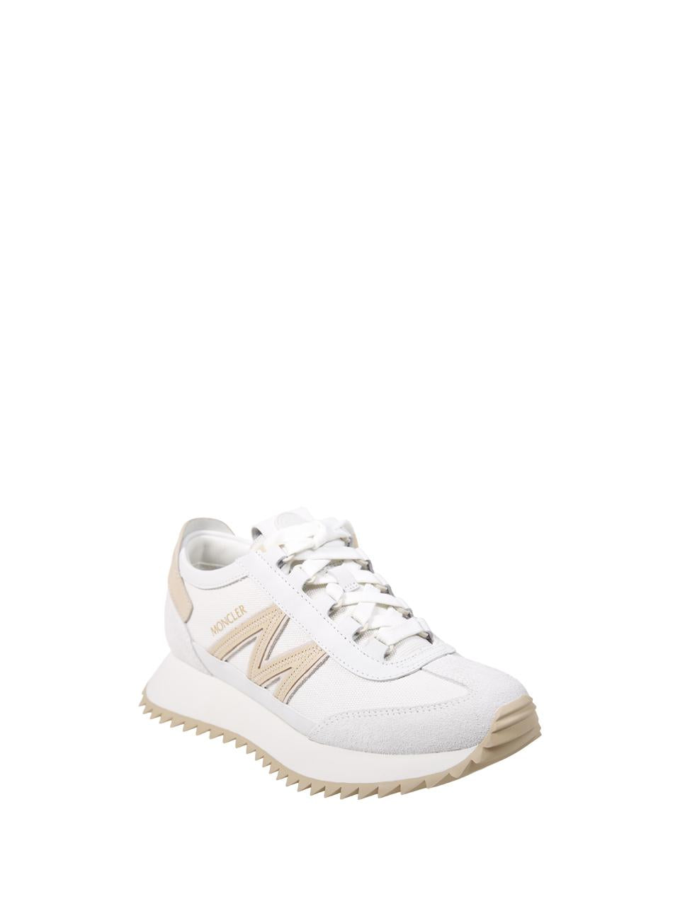 Moncler Leather Low-Top Sneakers White Women’s