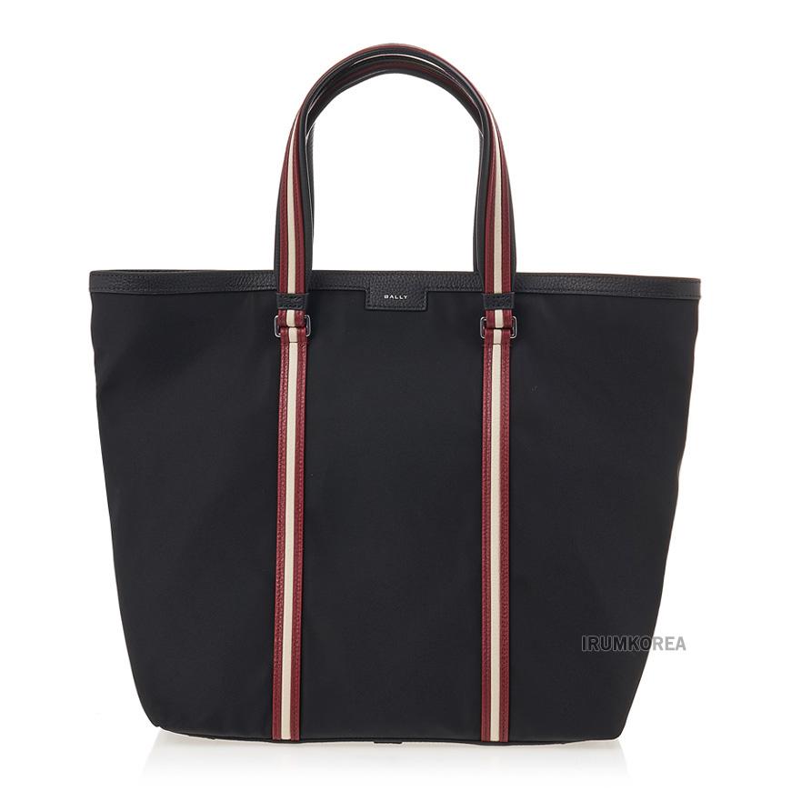 BALLY Men’s Corde Leather Tote Bag Black M MAE02 WNY220 U901P