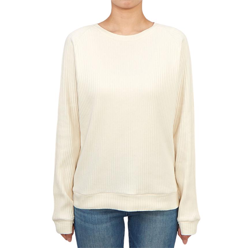 BASERANGE Women’s Long Sleeve T-Shirt Off White