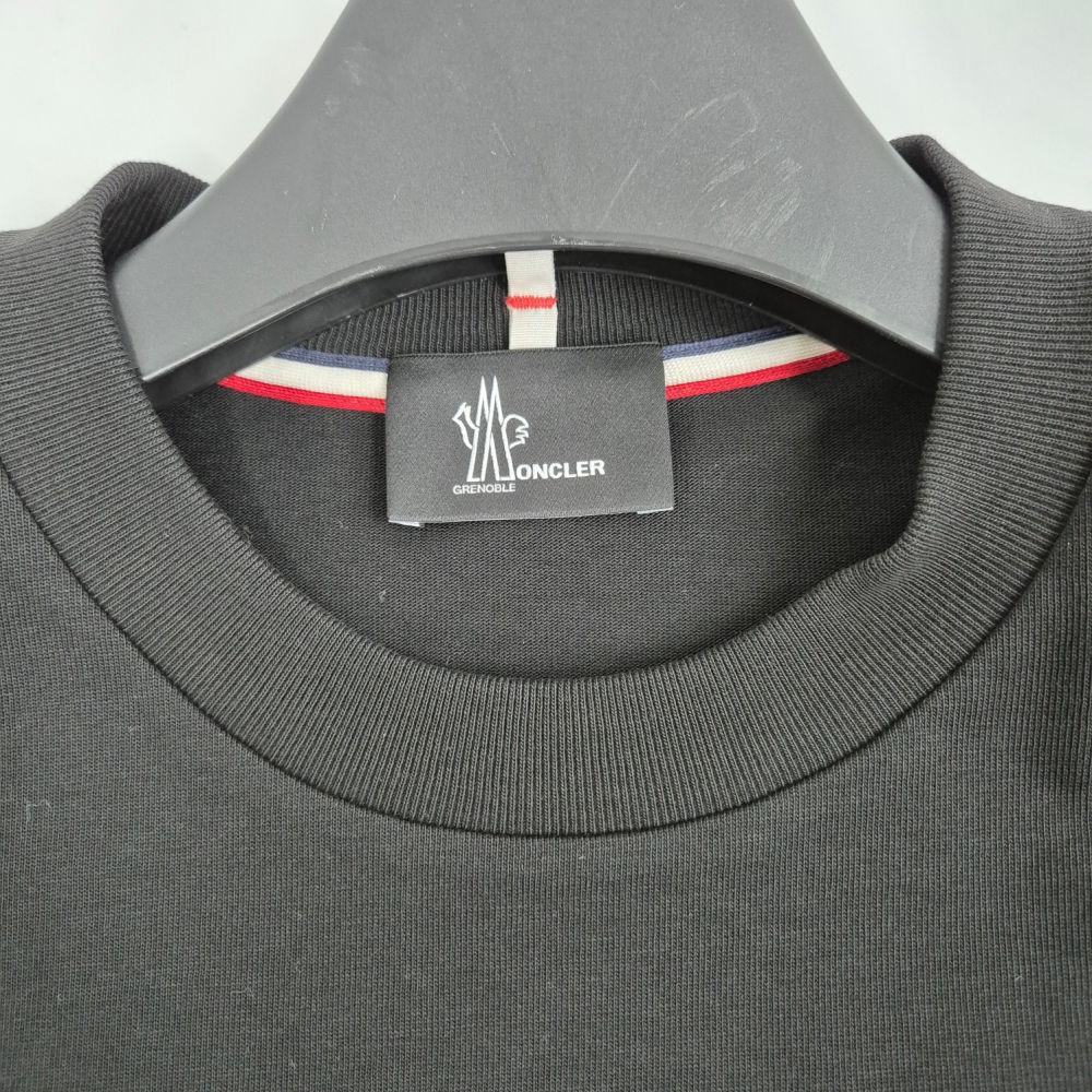 Moncler Grenoble Logo Men’s Short Sleeve T-Shirt Black