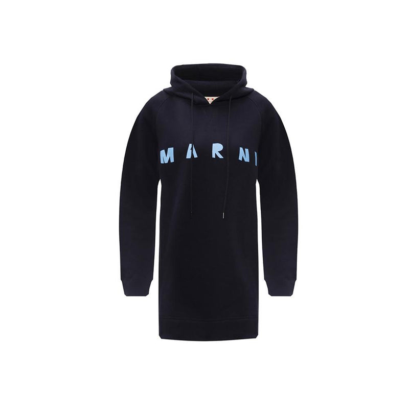 Marni Oversized Black Hoodie Women’s Hooded Sweatshirt