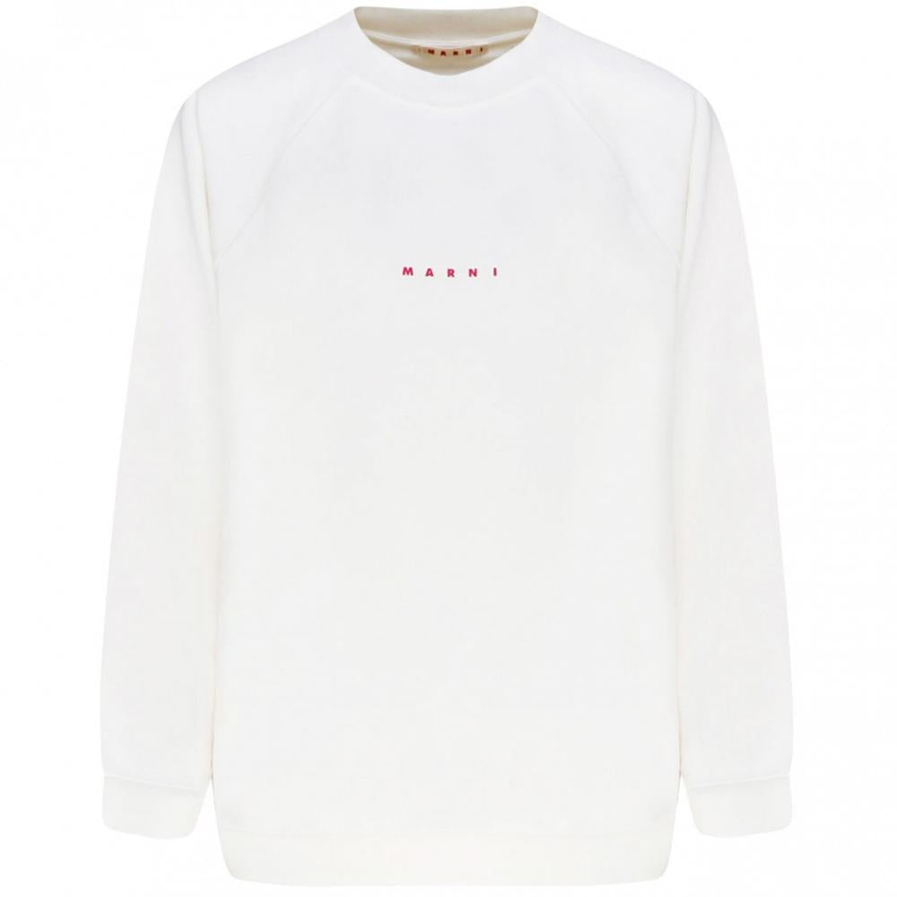 Marni Kids Women’s White Sweatshirt M01408 M00V0 0M100