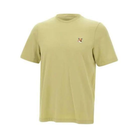 Maison Kitsune Fox Head Patch Regular T-Shirt White Cotton M LM00104 KJ0008 P357