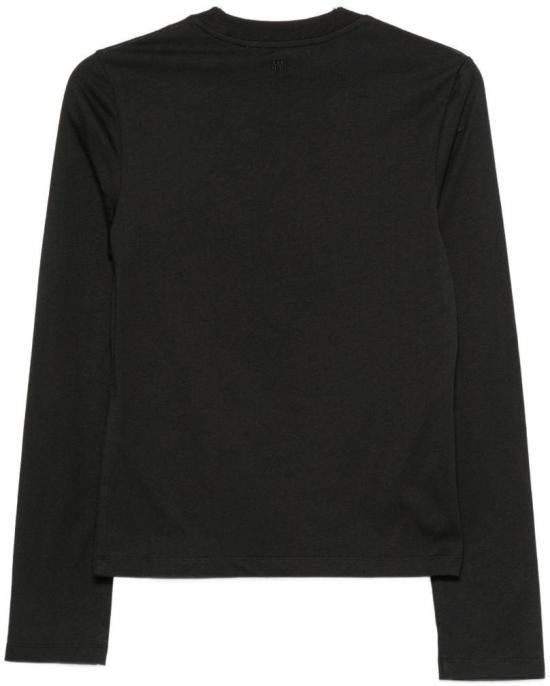 AMI Black Long-Sleeve Sweatshirt