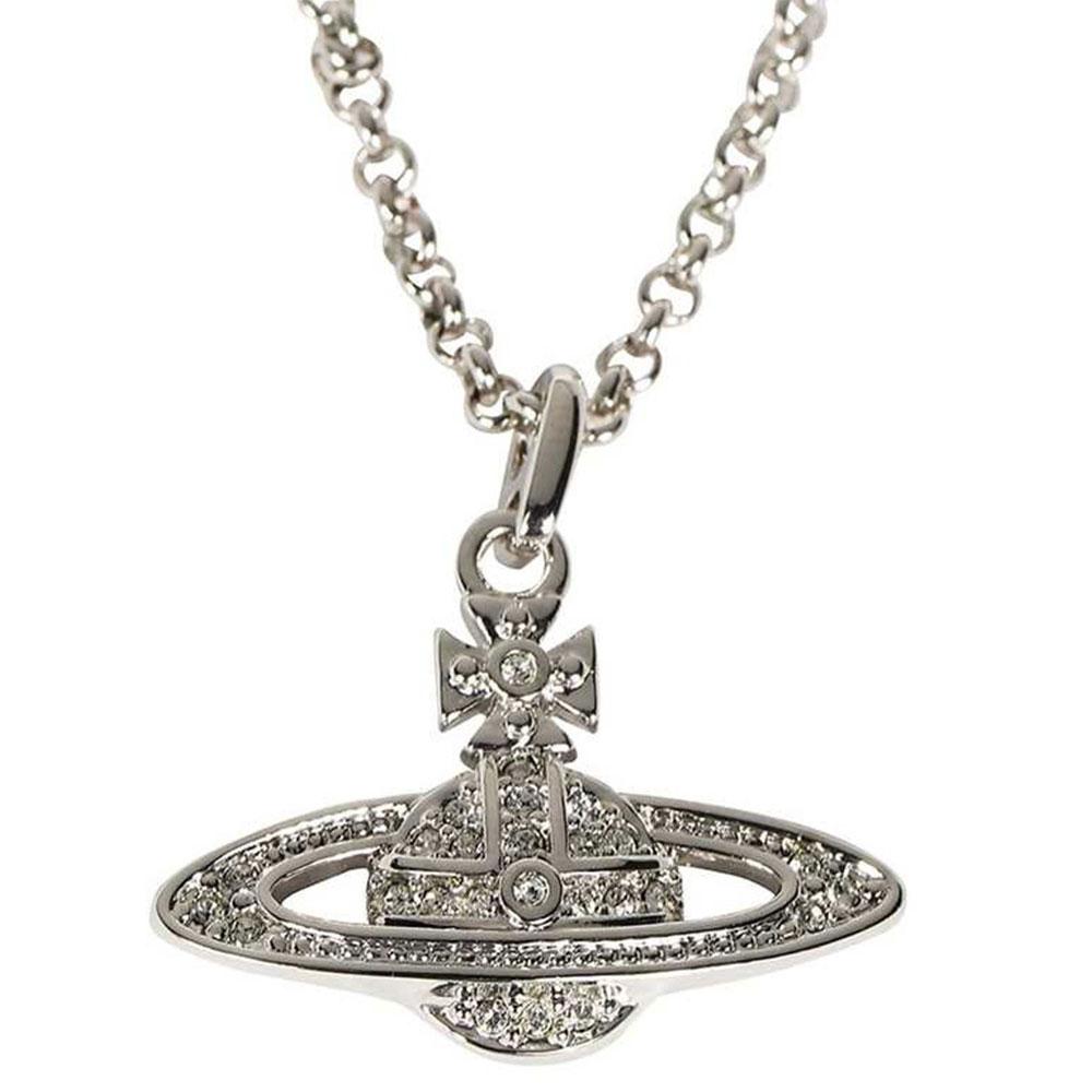 Vivienne Westwood Mini Bas Relief Pendant Necklace Women Gold-Tone
