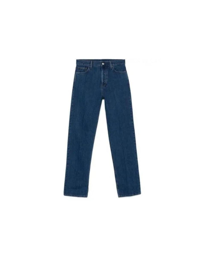 GUCCI Laser Logo Blue Denim Jeans for Men