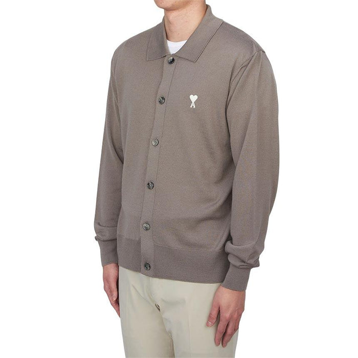 AMI Men’s Collar Cardigan HKC221 KN0025 0952