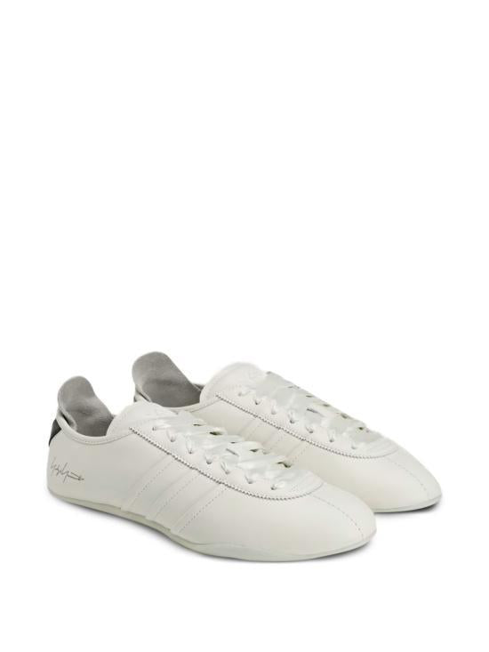 Y-3 White Leather Low-Top Sneakers for Men KI0882 DOM