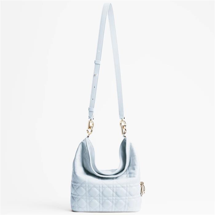 DIOR Toujours Small Hobo Bag Leather Shoulder Bag