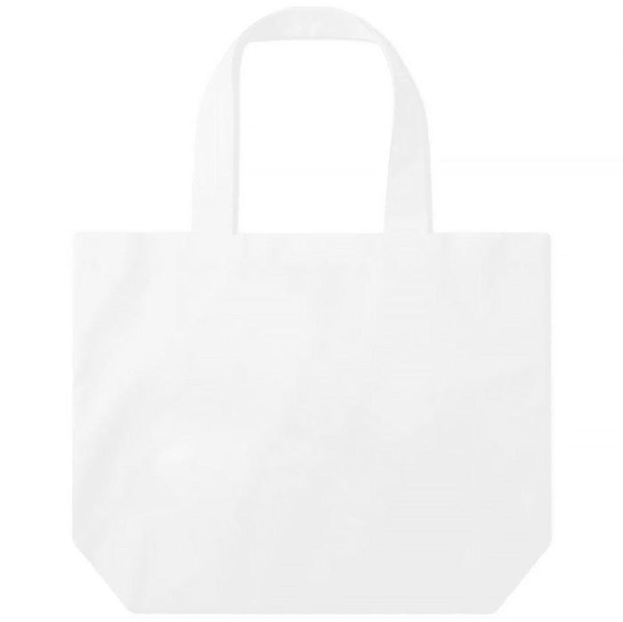 Maison Kitsune Tricolor Fox Painting Canvas Tote Bag White