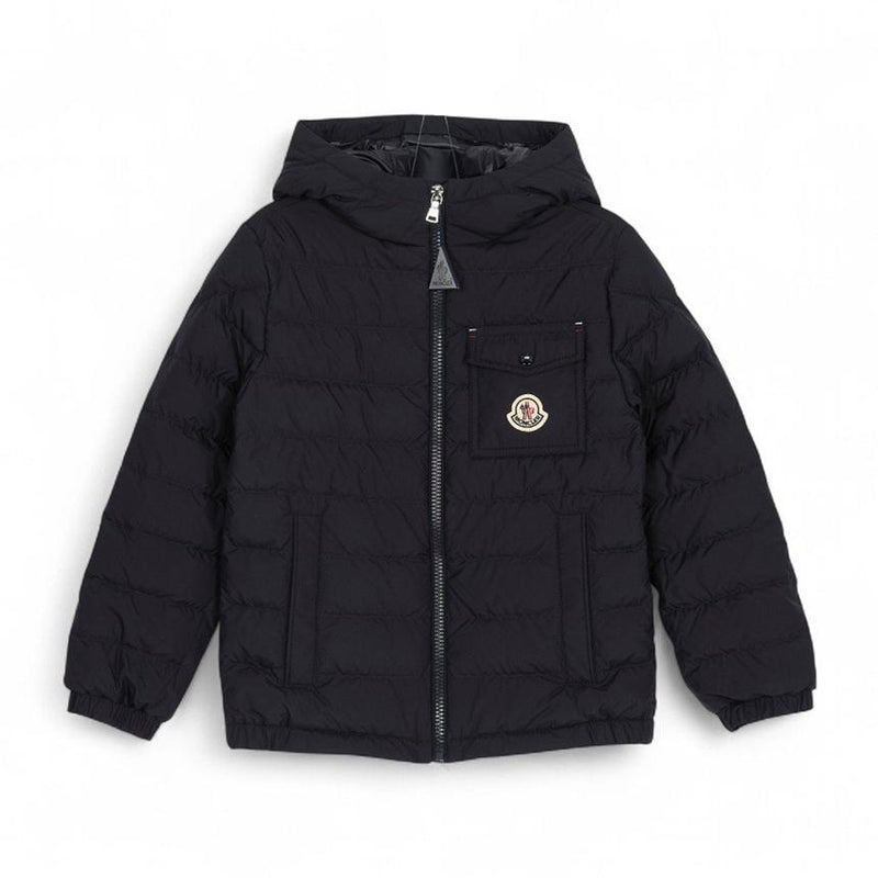 Moncler Quilted Down Puffer Jacket Navy Kids 12A14A Adult Wearable