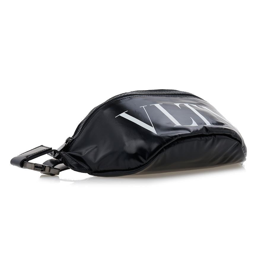 VALENTINO VLTN Soft Belt Bag Black Unisex Hip Pack