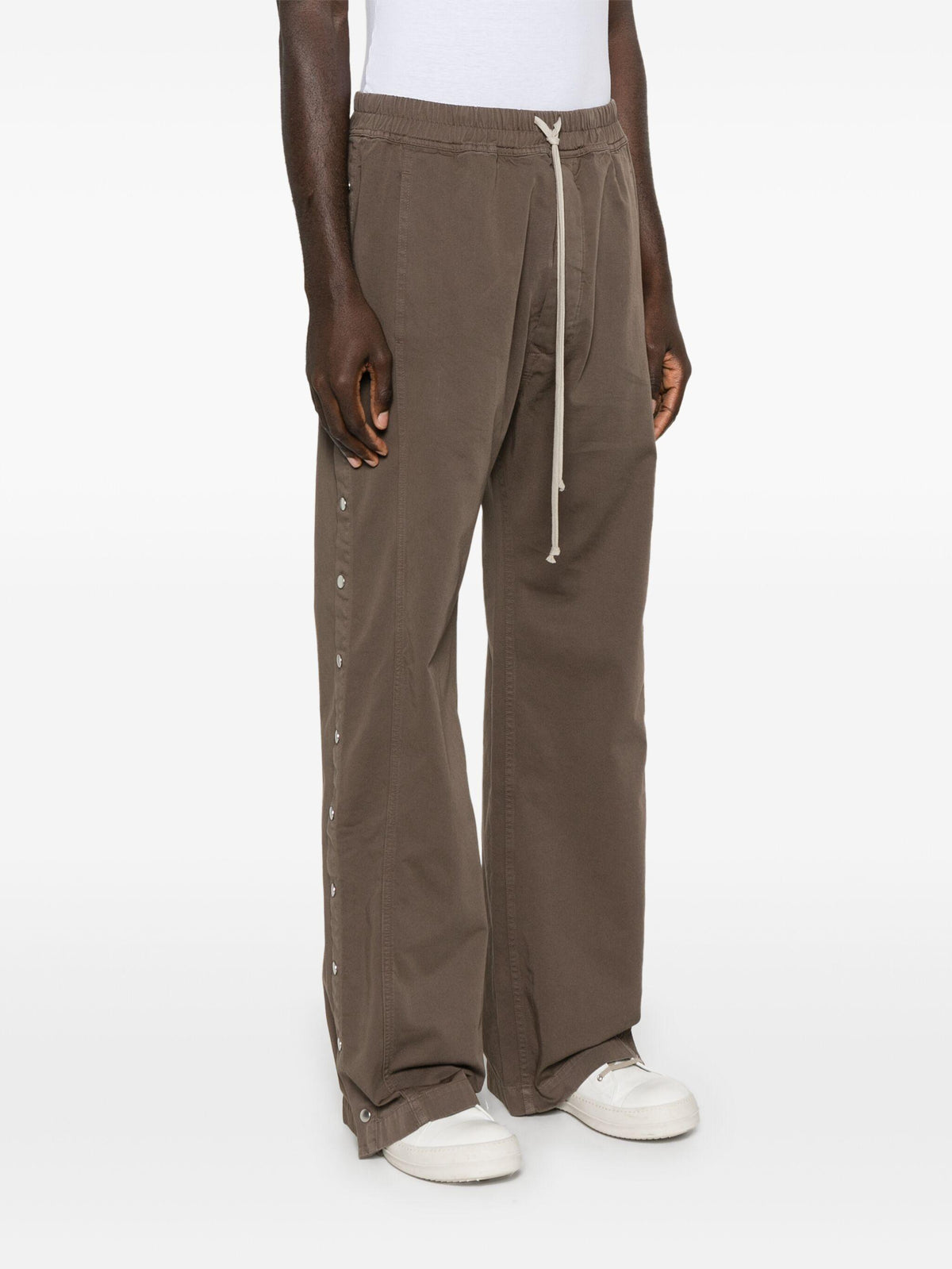 Rick Owens DRKSHDW Dust Cotton Twill Pusher Sweatpants DU02D2393 TW 34