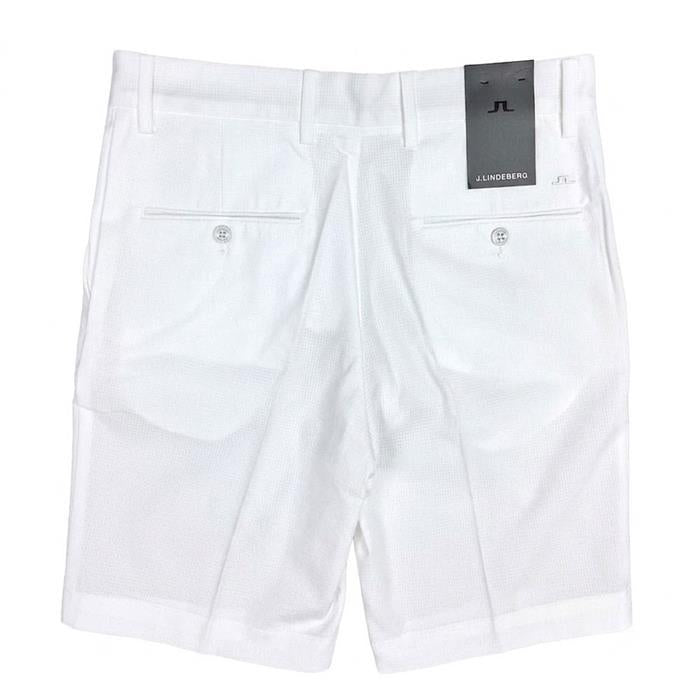 J LINDEBERG Men's Vent Slim Fit White Shorts