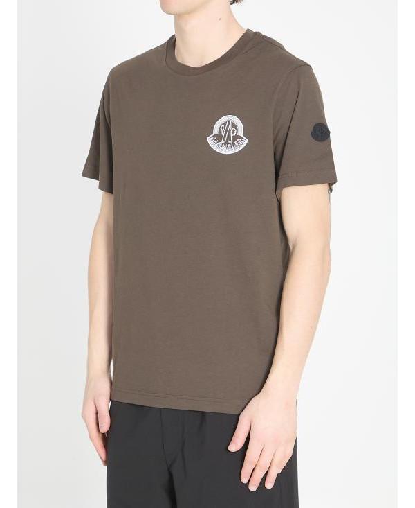 Moncler Logo Cotton Jersey T-Shirt