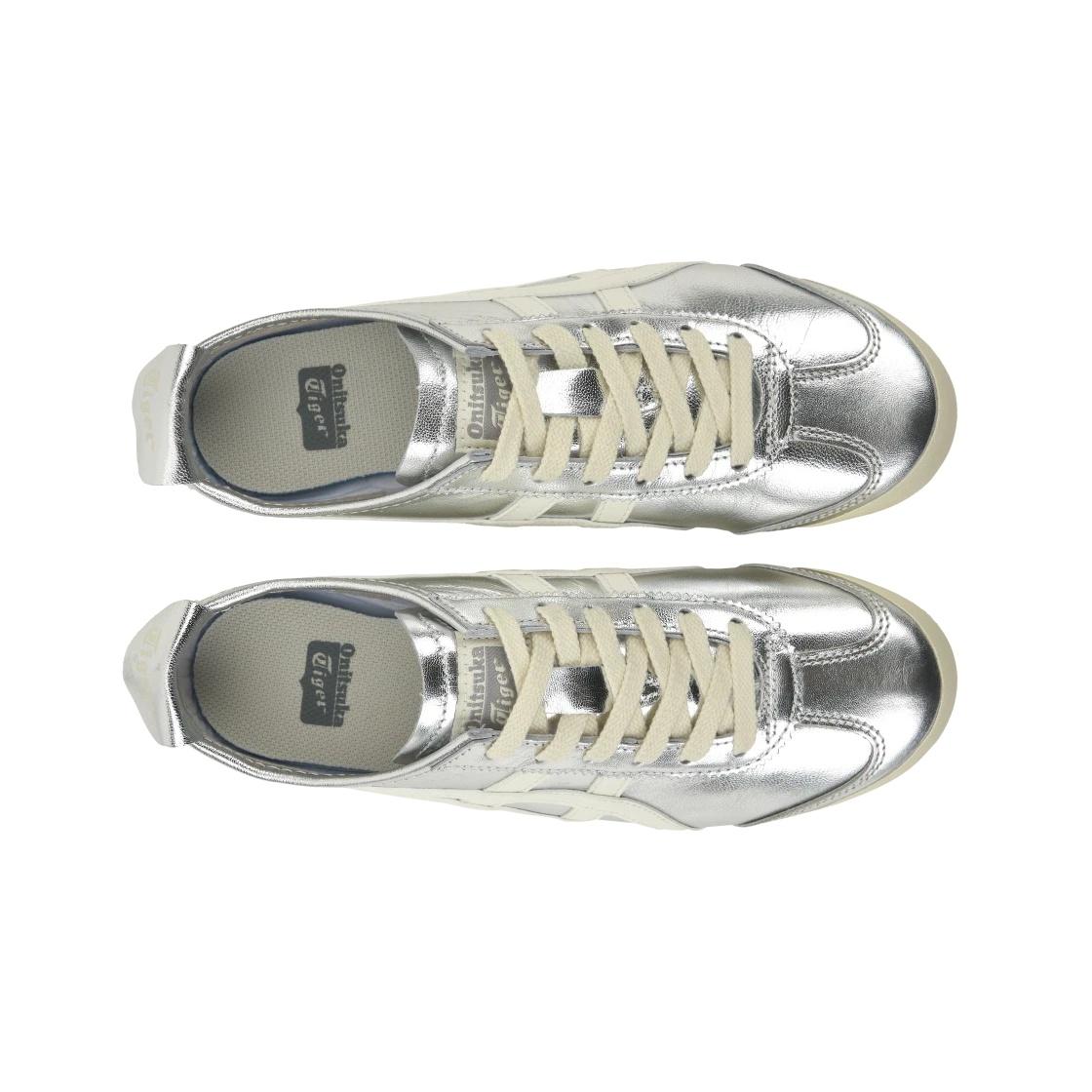 Onitsuka Tiger Mexico 66 Silver Low Top Sneakers Women
