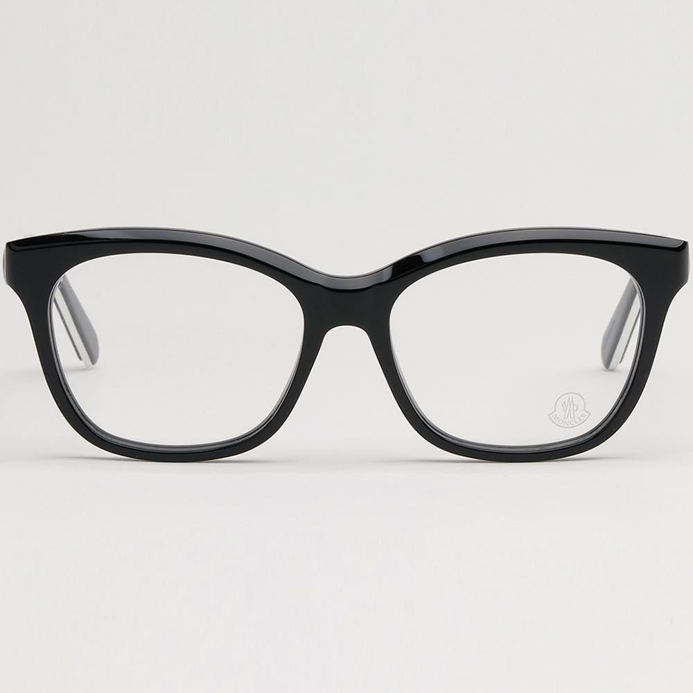 Moncler Black Cat Eye Square Eyeglasses Frame Unisex ML5183 001