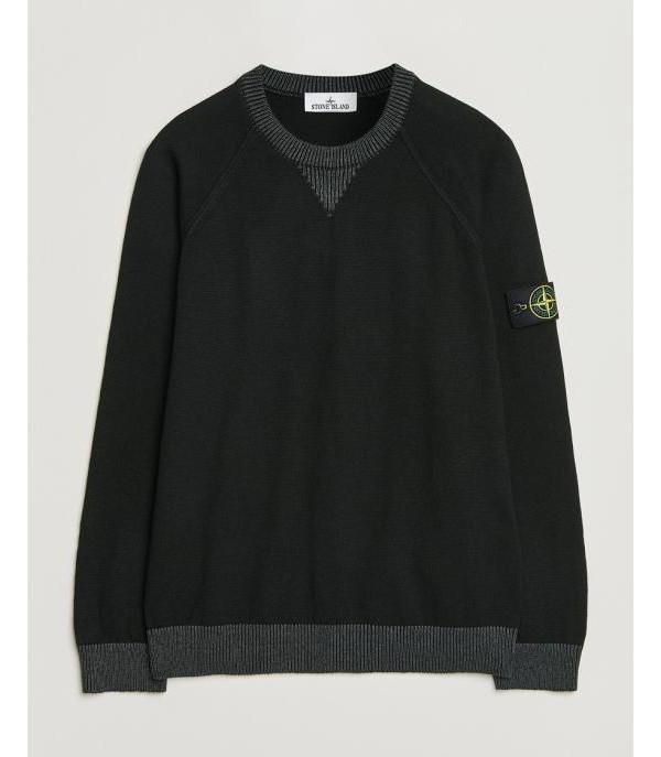 STONE ISLAND Low Hand Cotton Loose Fit Crewneck Knit Sweater 5100013 S01D3 V0029
