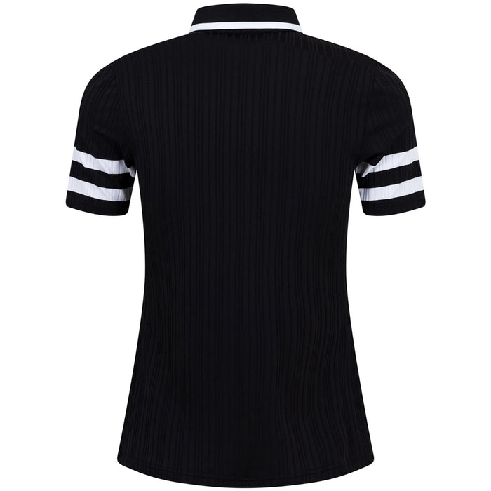 J LINDEBERG Moira Lining Collar T-Shirt Black