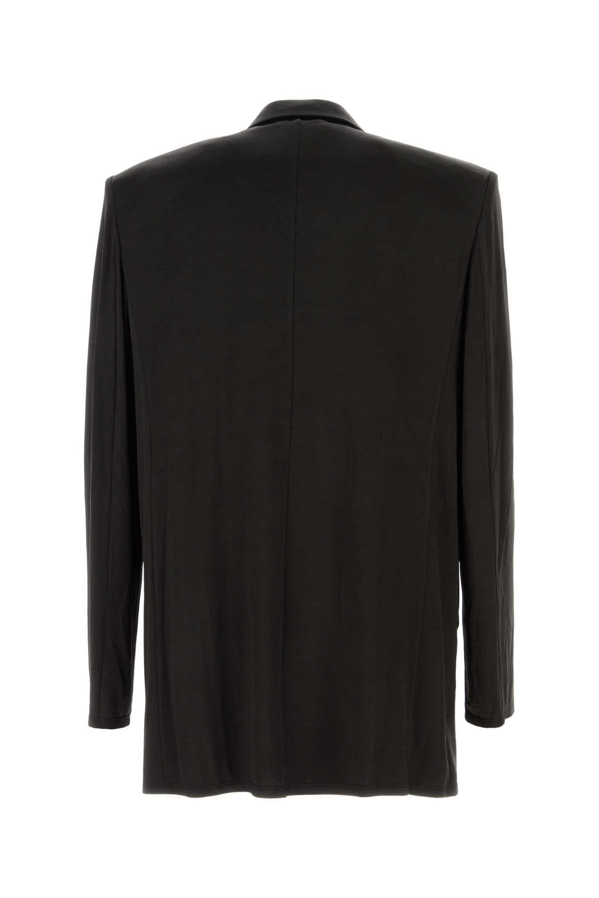 DIESEL Black Wool Blend Single-Breasted Suit Blazer Jacket