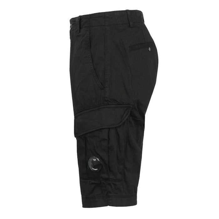 CP Company Black Cargo Shorts Men’s Cotton Ripstop Shorts