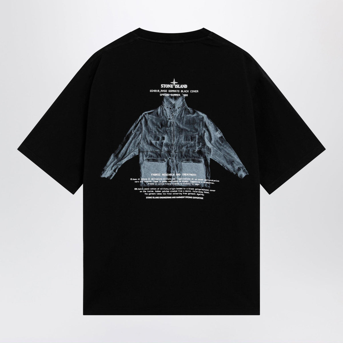 STONE ISLAND Short Sleeve Cotton T-Shirt White Men’s
