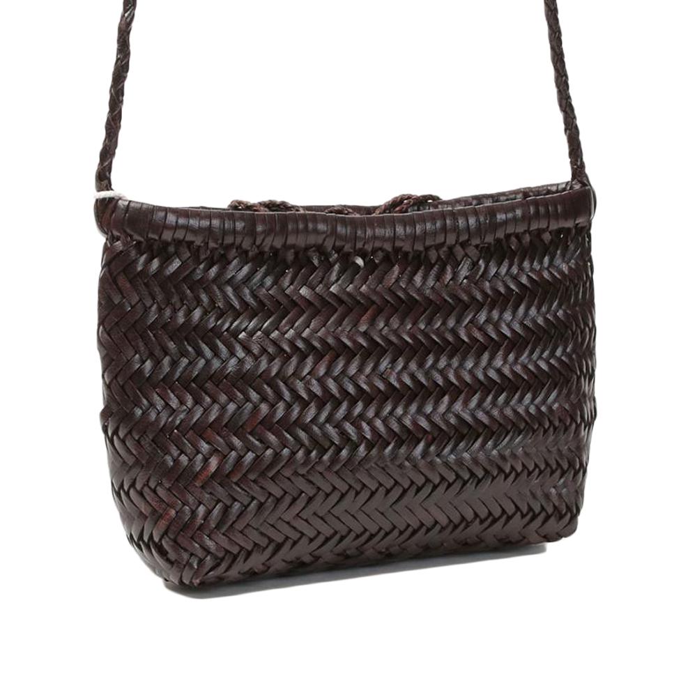 Dragon Diffusion Dark Brown Leather Shoulder Crossbody Bag