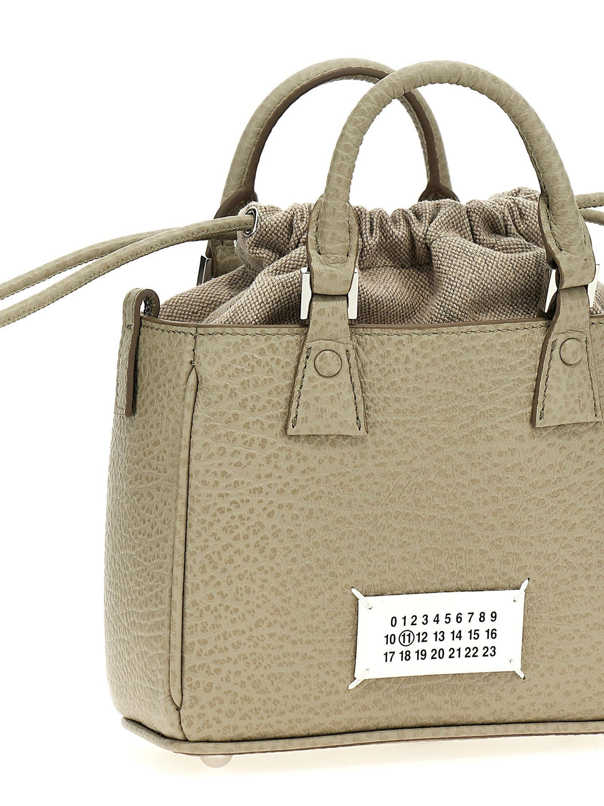 Maison Margiela Black Leather Tote Bag