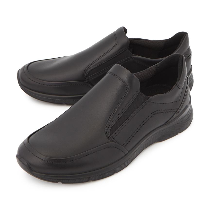 ecco Irving Men’s Slip-On Loafers Black Leather 511744 01001