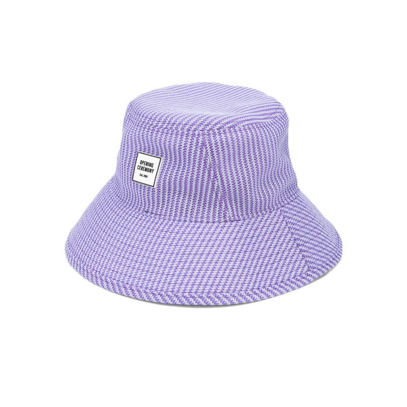 Opening Ceremony Logo Patch Mesh Bucket Hat Lilac