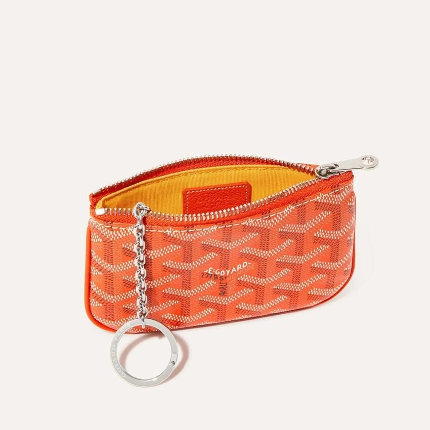GOYARD Orange Senat Nano Clutch Pouch for Women SENAPCNANTY07CL07P