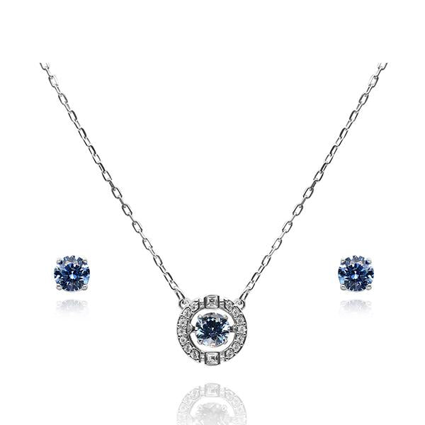 Swarovski Women's Necklace and Earring Jewelry Set 5480485