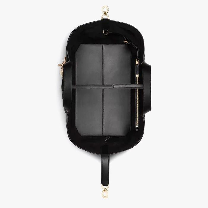 DIOR Toujours Large Tote Bag Black Leather M2820OSHJ M900