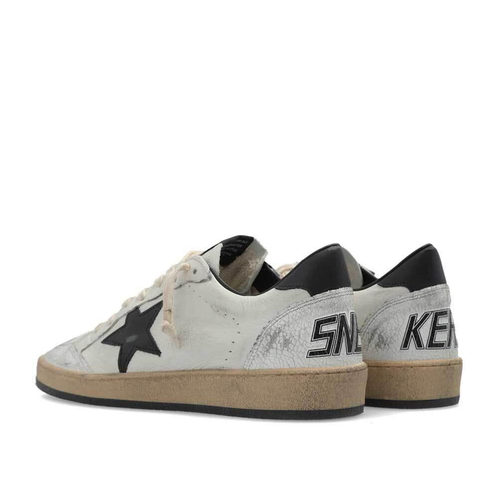 GOLDEN GOOSE Women’s Ball Star Low-Top Sneakers White Leather
