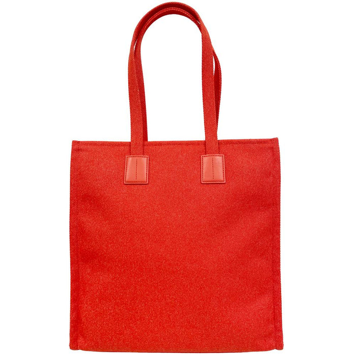 BALLY Red CRYSTALIA Signature Logo Tote Bag