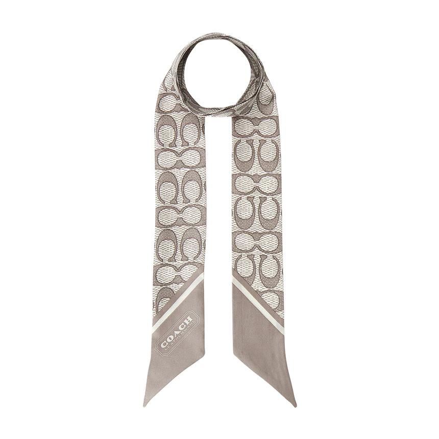 Coach Signature Women’s Silk Skinny Scarf C2783 C2J