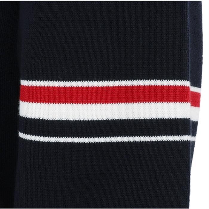 THOM BROWNE Milano Stitch V-Neck Cardigan Navy MKC 310A Y3007 415