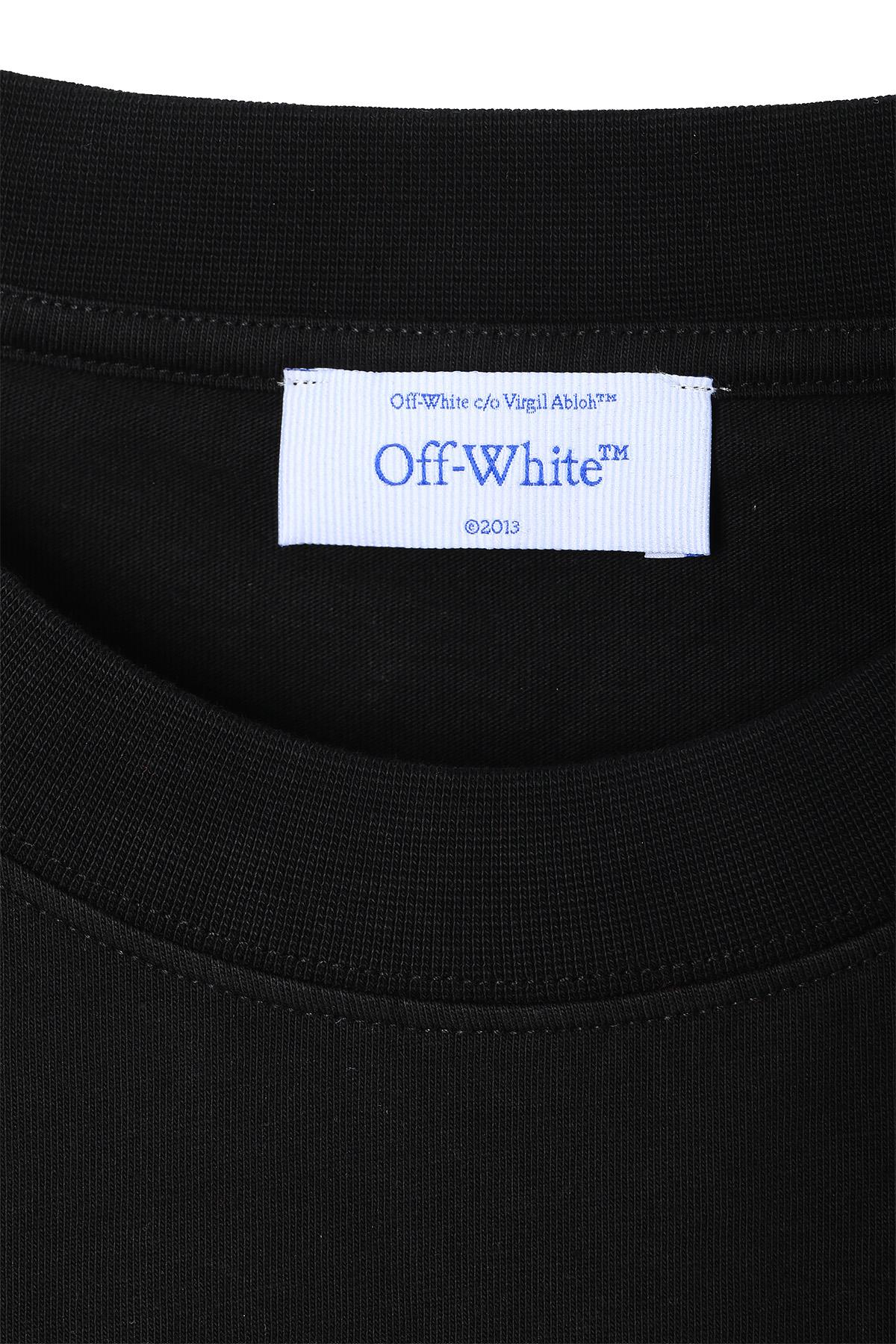 OFF WHITE Black CASH ARROW Short Sleeve T-Shirt OMAA120S25JER00E1058