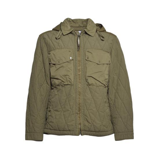 CP Company Women’s Down Puffer Jacket 21CMOW104A 110745G 683 IVY GREEN DOM