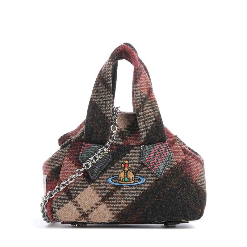 Vivienne Westwood Archive Mini Crossbody Bag Black Leather