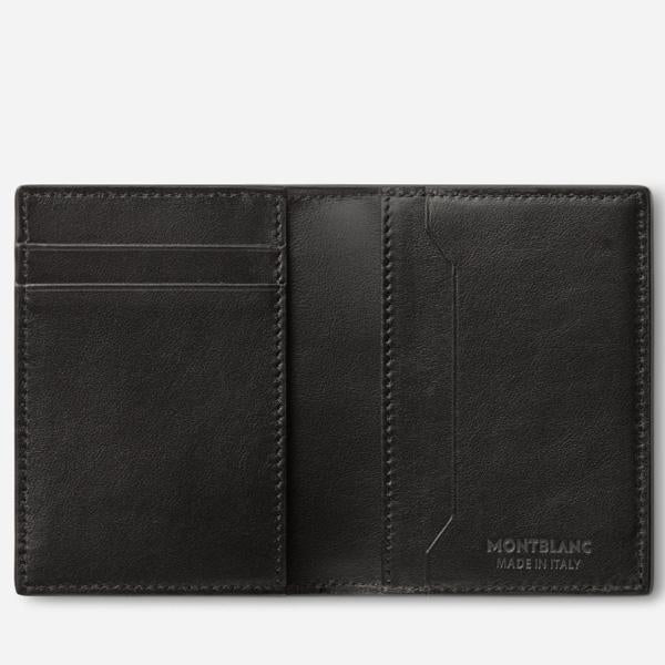 Montblanc Meisterstück Business Card Holder Black Leather Card Case 4810