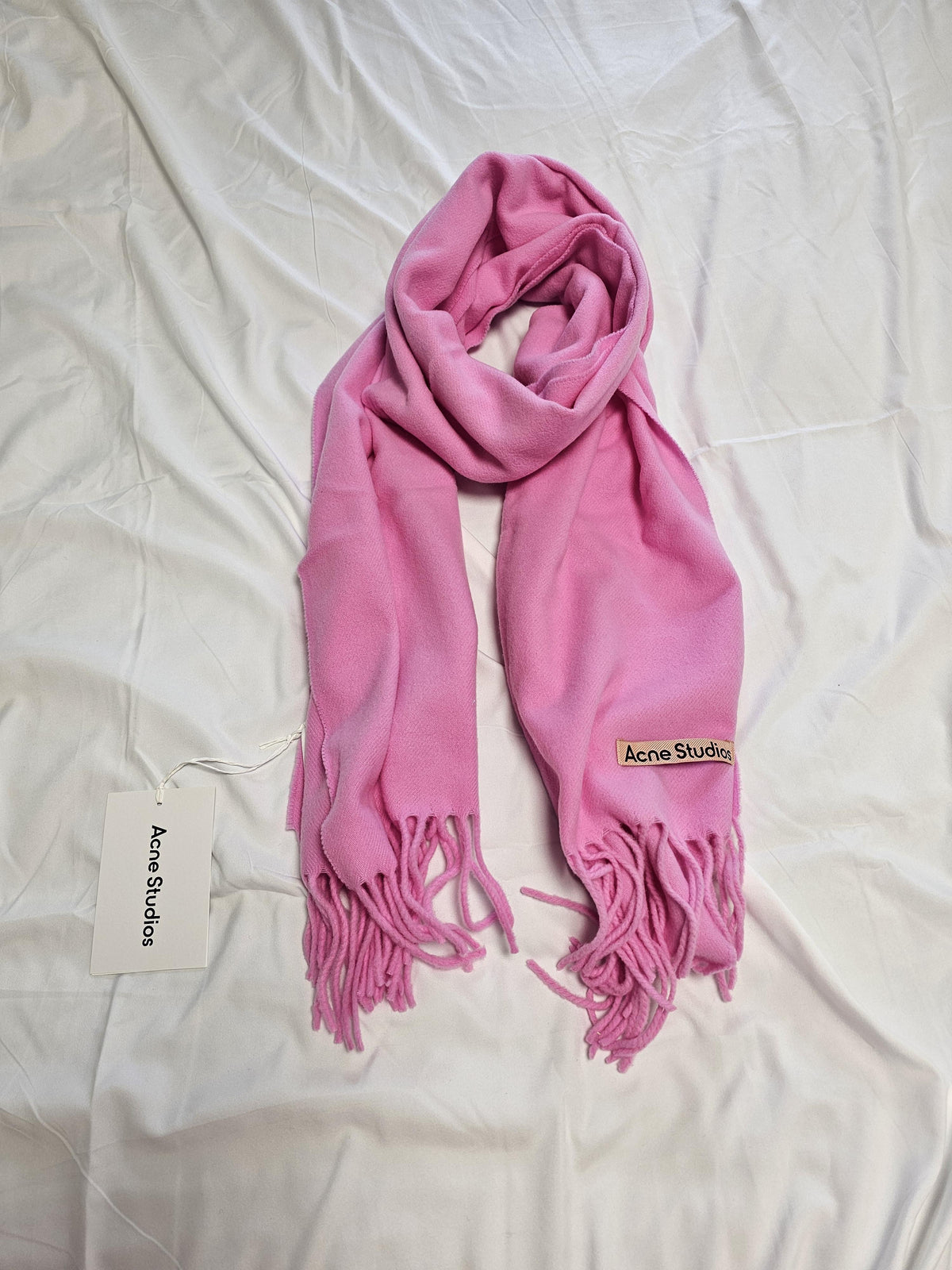 Acne Studios Narrow Wool Fringe Scarf CA0210 BP5