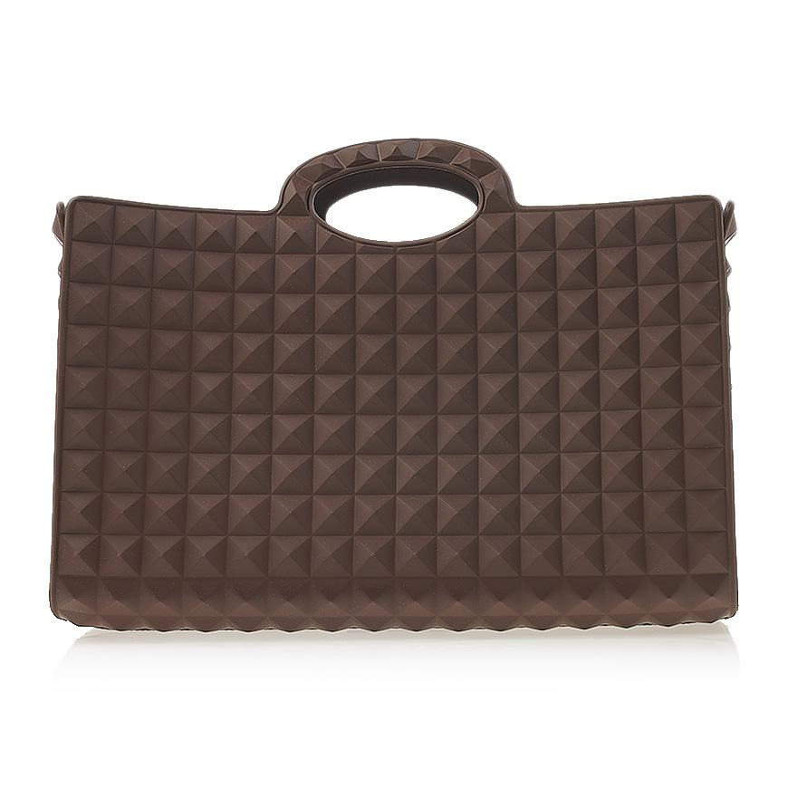 VALENTINO Garavani Le Troisième Studded Tote Bag Black Leather